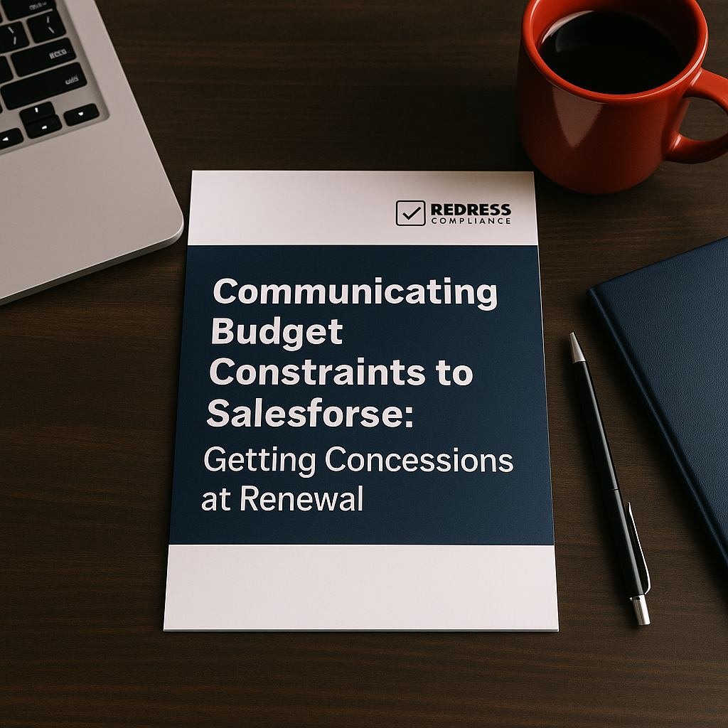Communicating Budget Constraints to Salesforce Getting Concessions at Renewal