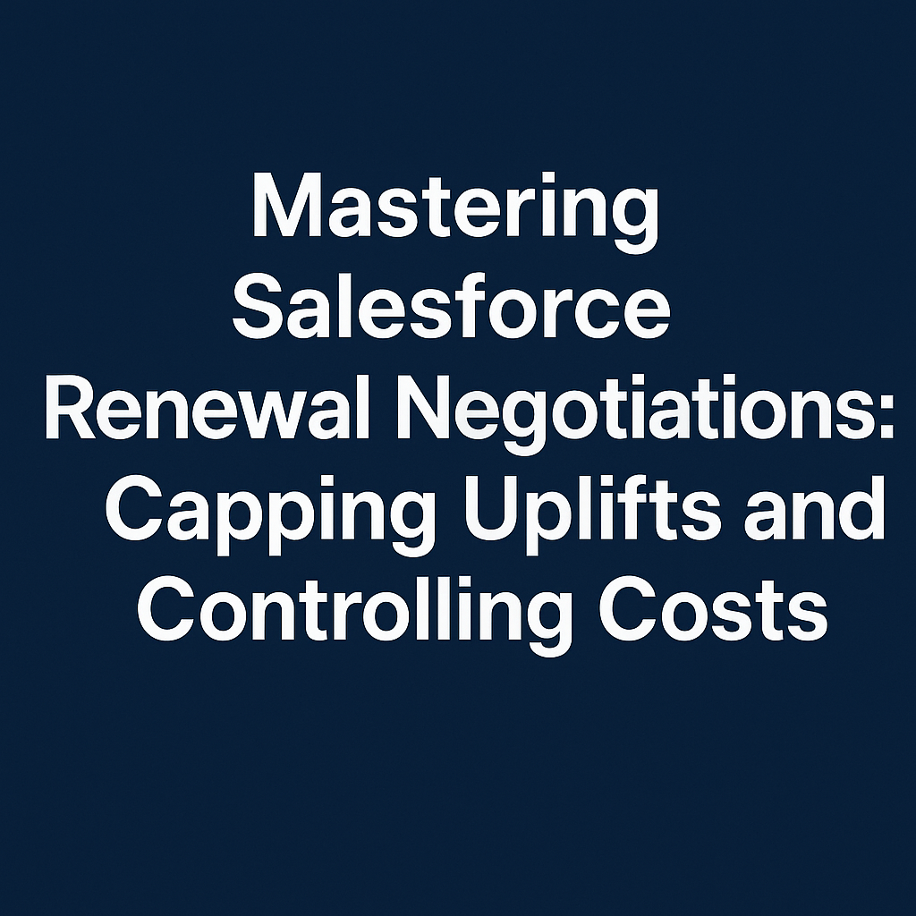 Mastering Salesforce Renewal Negotiation  Capping Uplifts and Controlling Costs