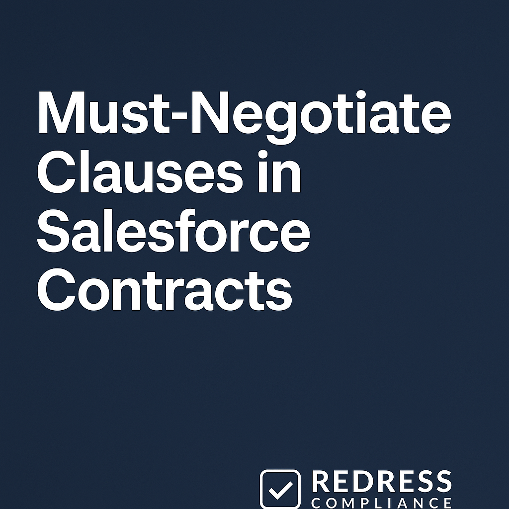 Must-Negotiate Clauses in Salesforce Contracts