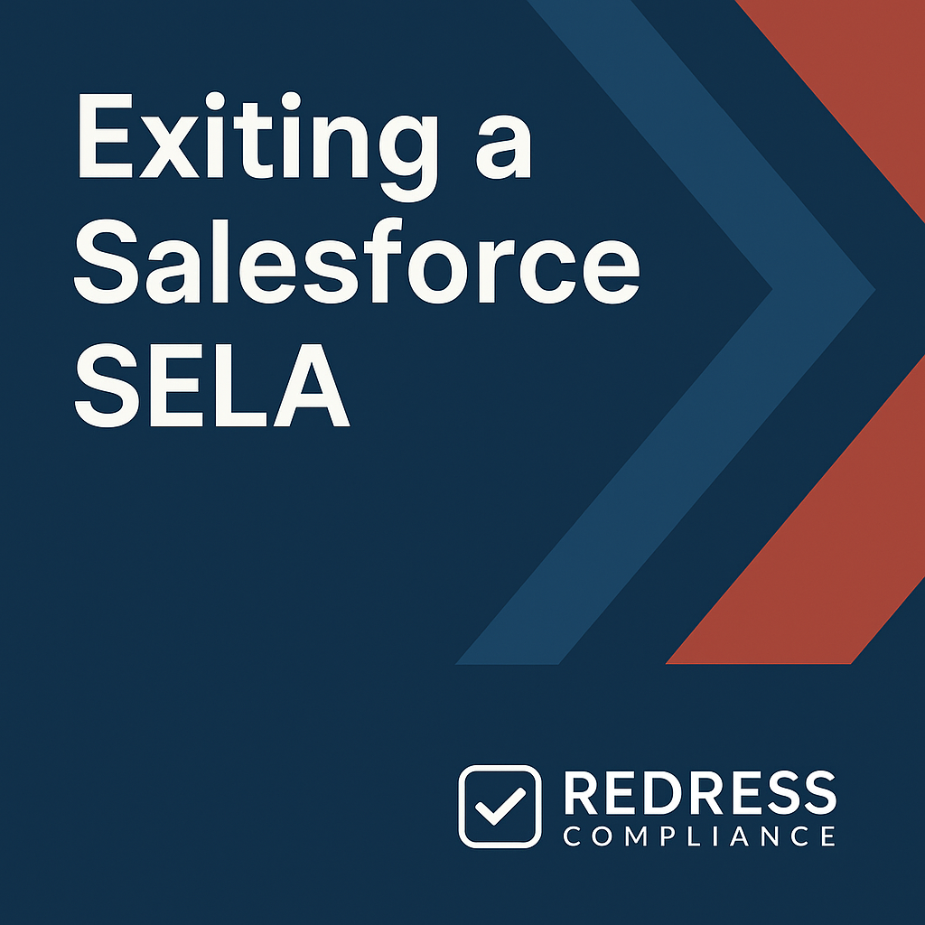 Exiting a Salesforce SELA