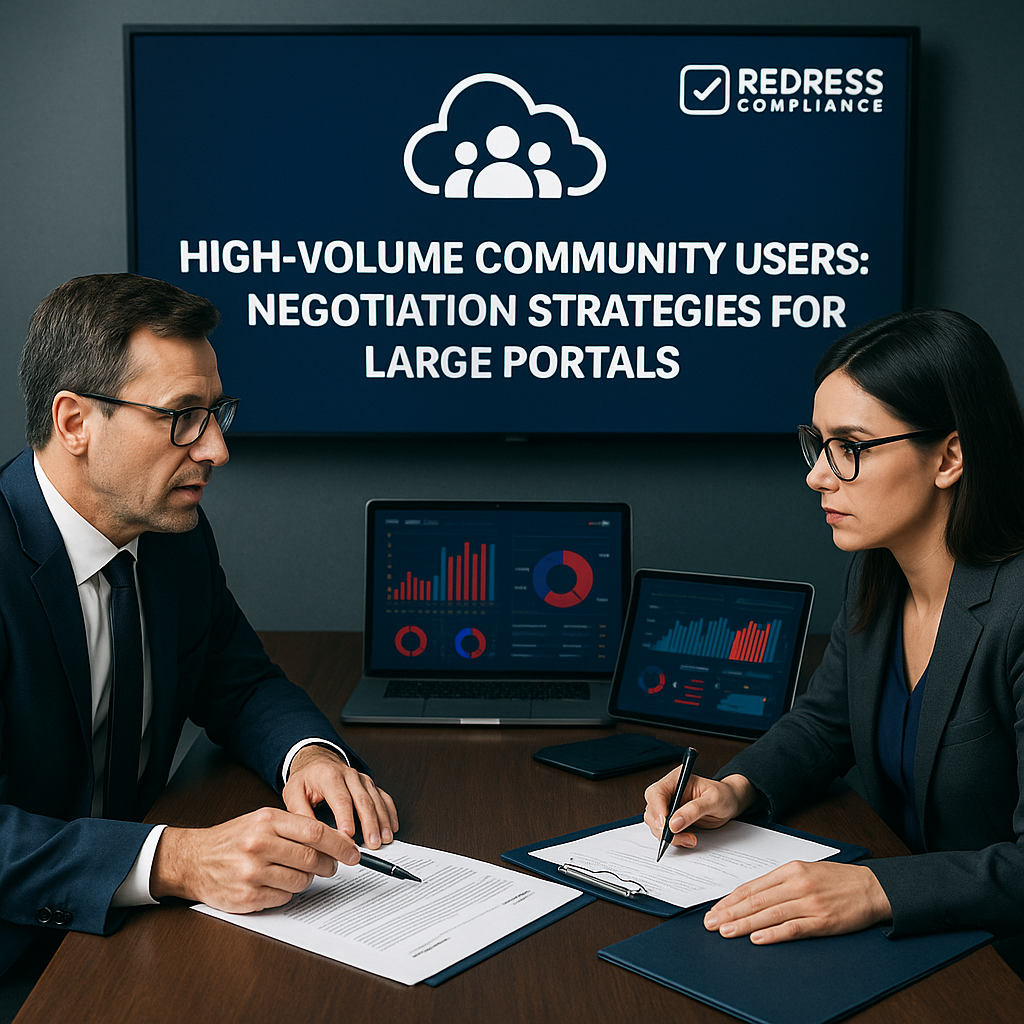High-Volume Community Users Negotiation Strategies for Large Portals