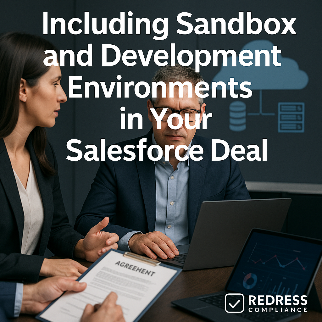 Including Sandbox and Development Environments in Your Salesforce Deal