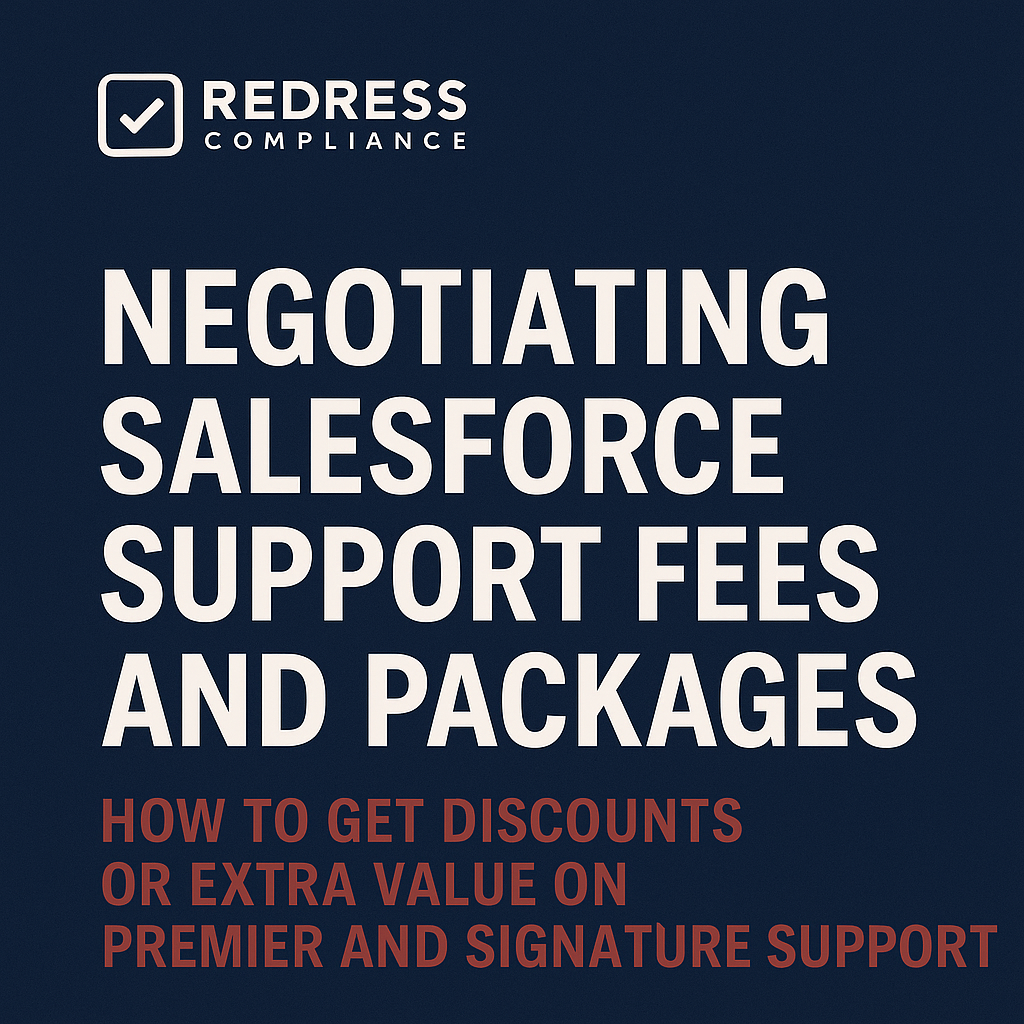 Negotiating Salesforce Support Fees and Packages