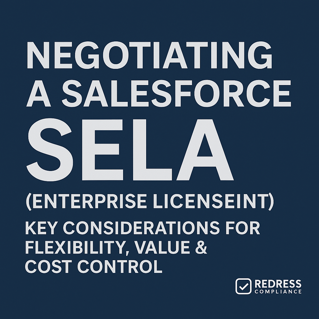 Negotiating a Salesforce SELA (Enterprise License Agreement