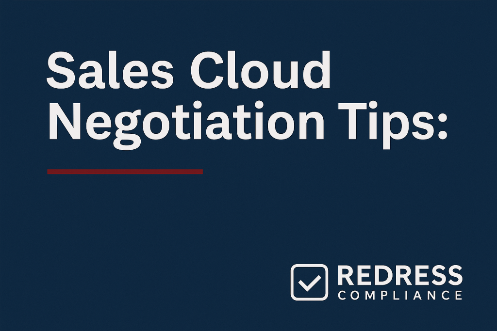 Sales Cloud Negotiation Tips
