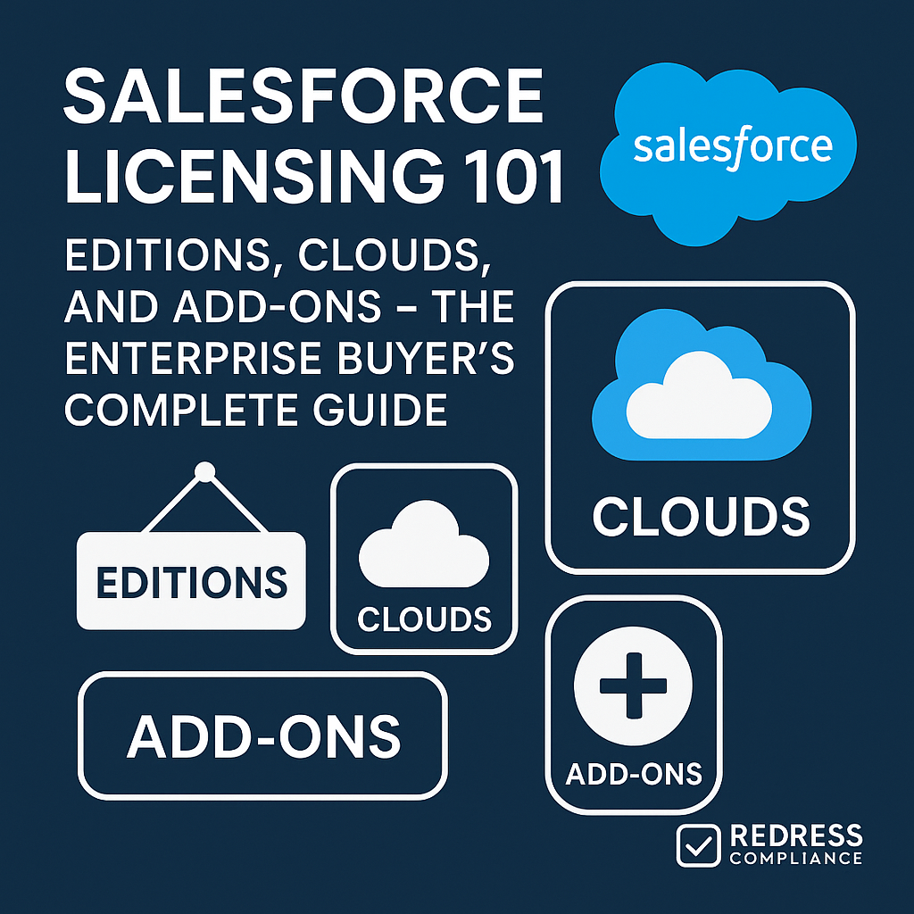Salesforce Licensing 101 Editions, Clouds, and Add-Ons – The Enterprise Buyer’s Complete Guide