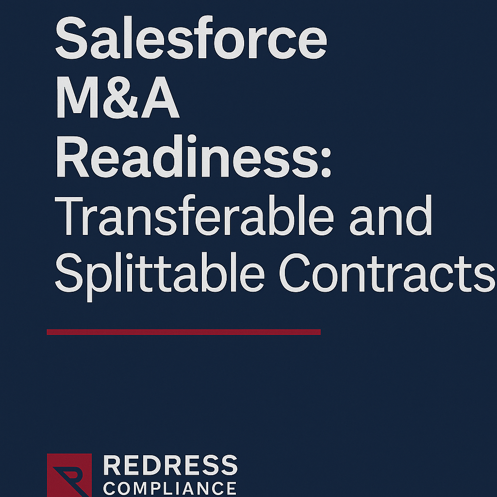 Salesforce M&A Readiness Transferable and Splittable Contracts