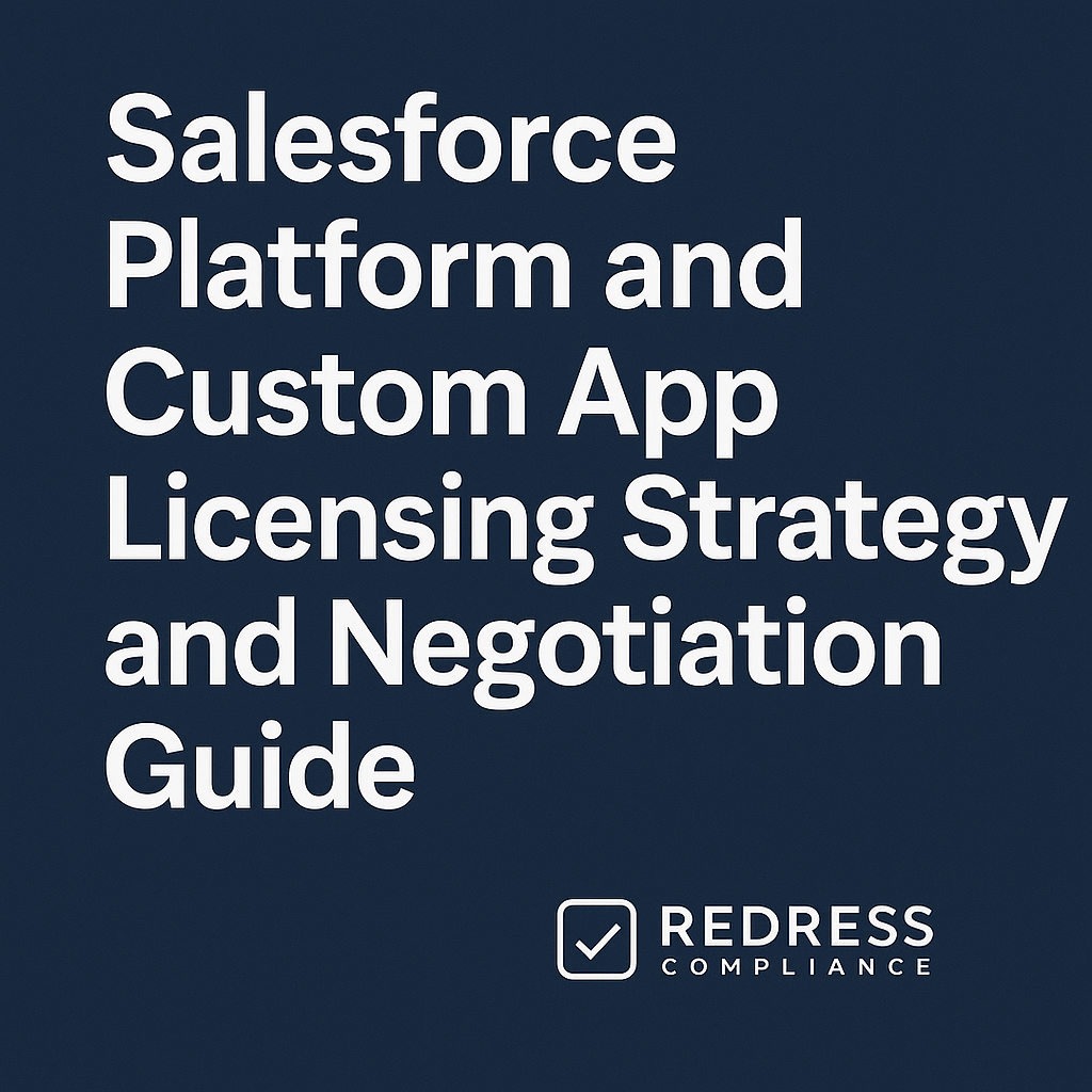 Salesforce Platform and Custom App Licensing Strategy and Negotiation Guide