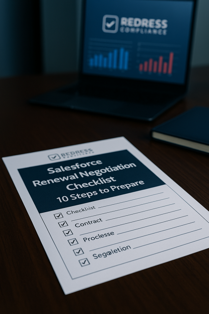 Salesforce Renewal Negotiation Checklist