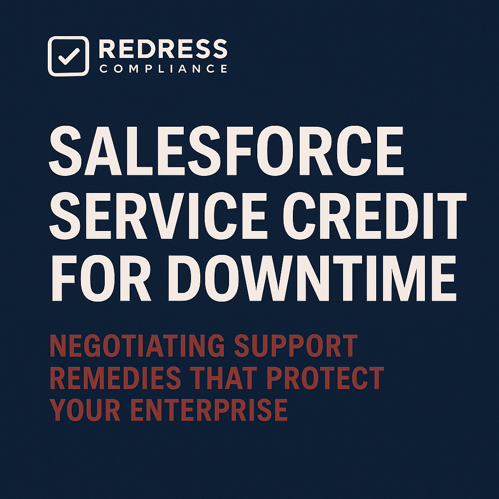 Salesforce Service Credits for Downtime Negotiating Support Remedies That Protect Your Enterprise