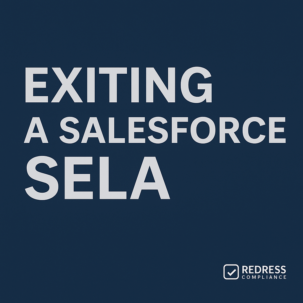 leaving a Salesforce SELA