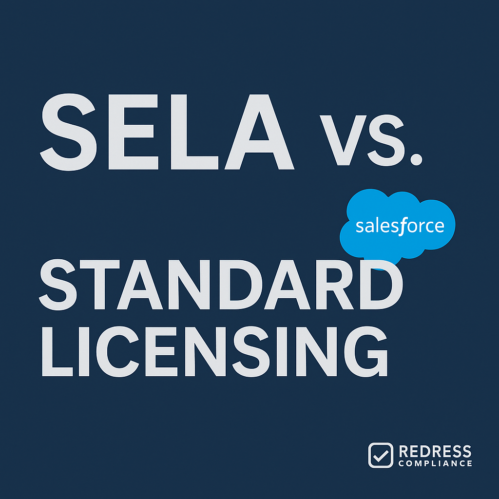 salesforce SELA vs. Standard Licensing