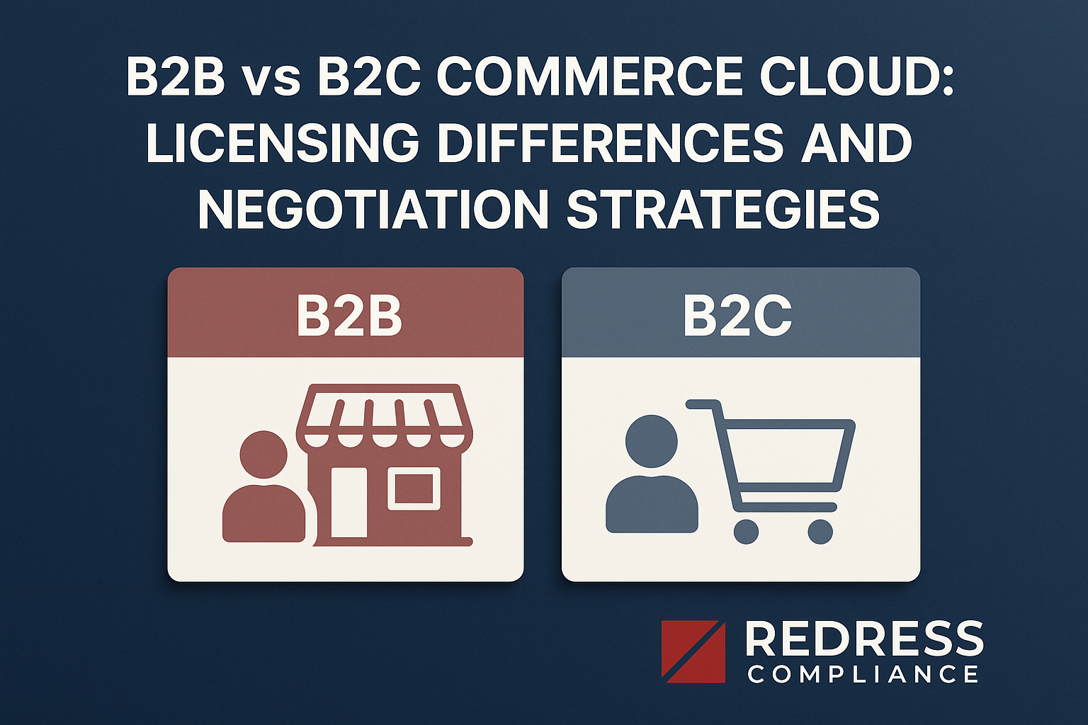 B2B vs B2C Commerce Cloud Licensing Differences and Negotiation Strategies