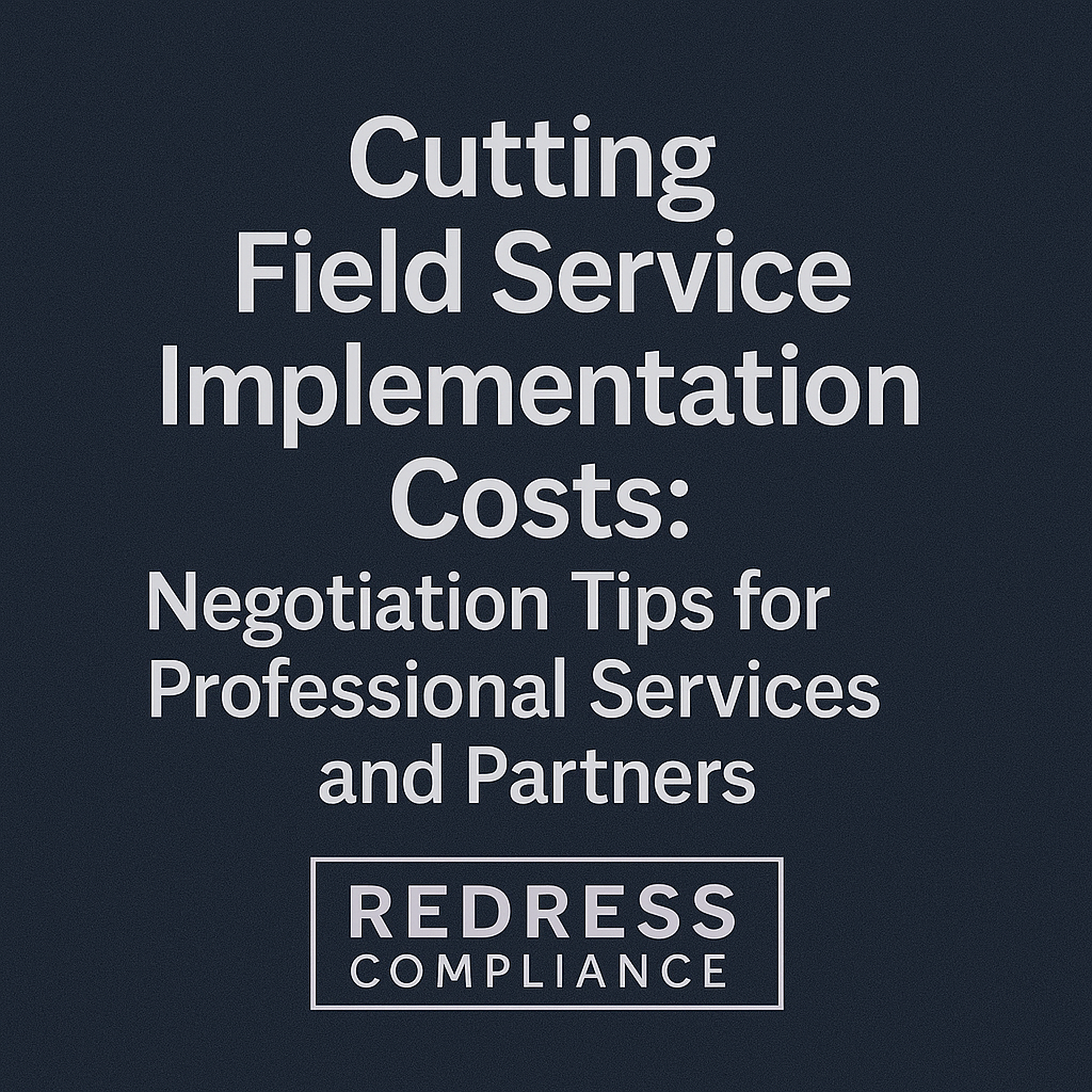 Cutting Field Service Implementation Costs Negotiation Tips for Professional Services and Partners