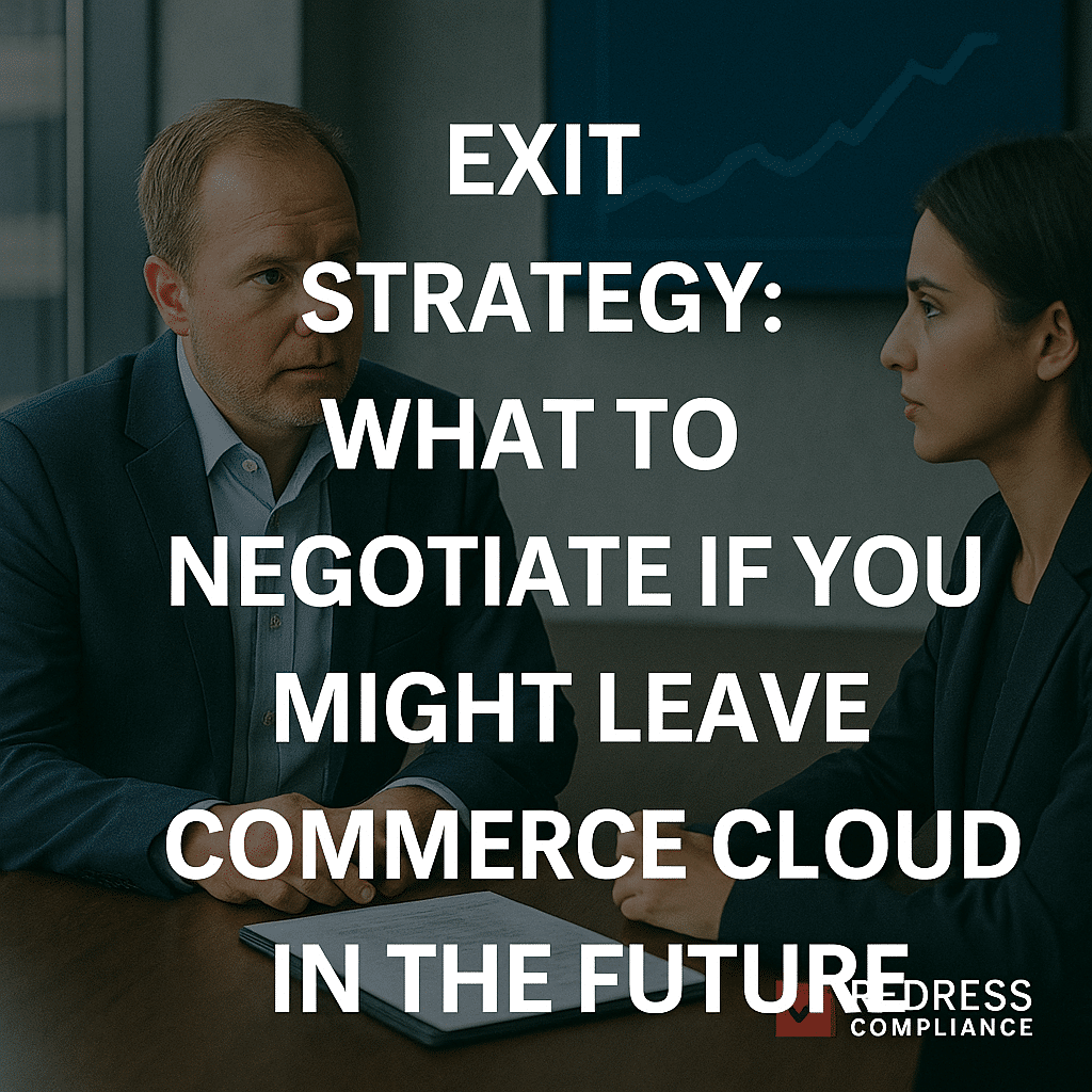 Exit Strategy What to Negotiate if You Might Leave Commerce Cloud in the Future