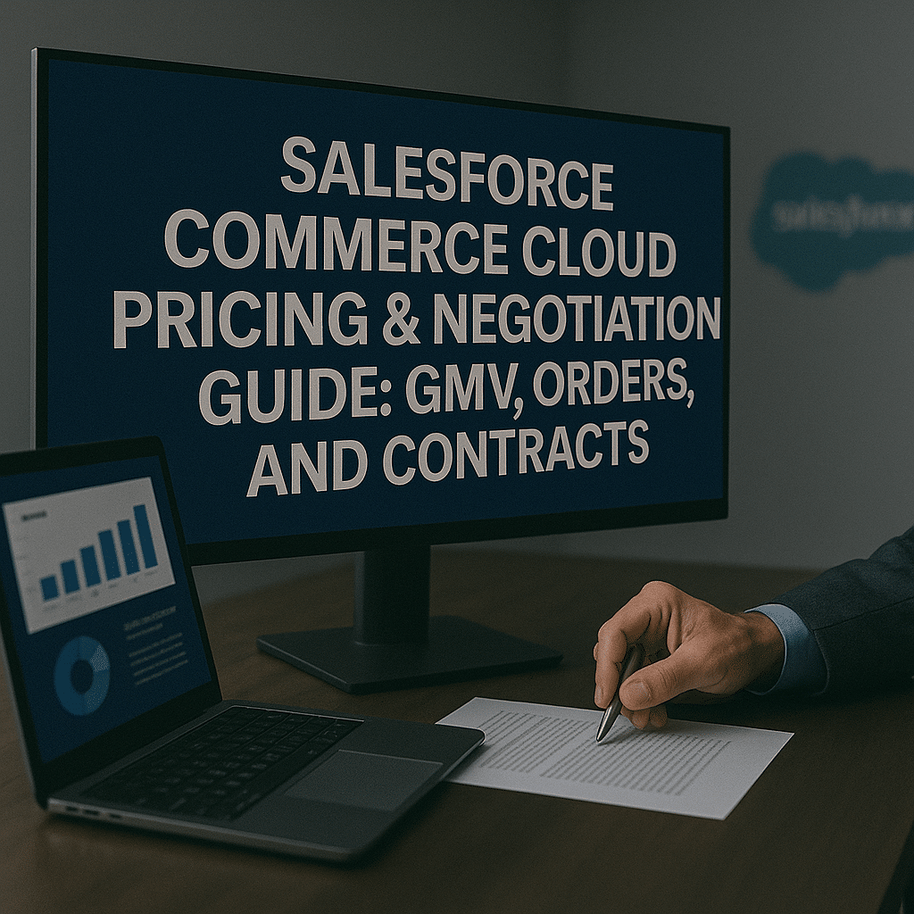 Salesforce Commerce Cloud Pricing & Negotiation Guide GMV, Orders, and Contracts